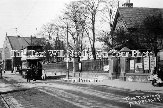 NT 103 - Tram Terminus, Mapperley, Nottingham, Nottinghamshire c1910