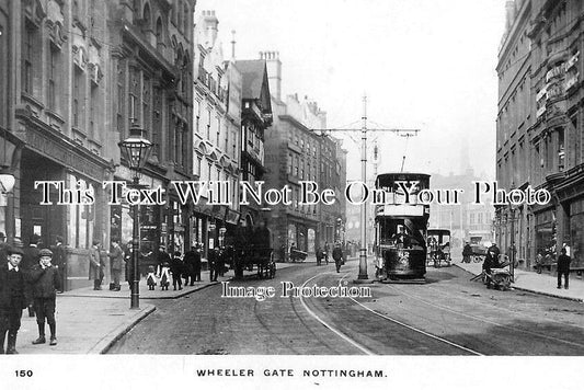 NT 1037 - Wheeler Gate, Nottingham, Nottinghamshire c1911