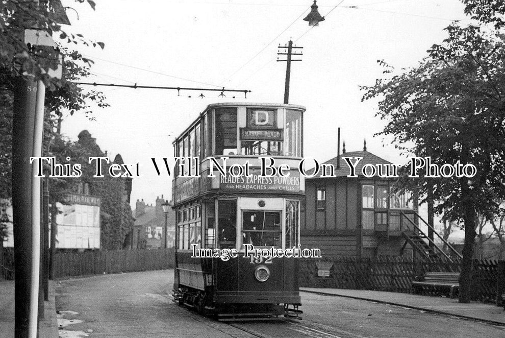 NT 1039 - Tram 192 & Signal Box, Nottingham, Nottinghamshire – JB Archive