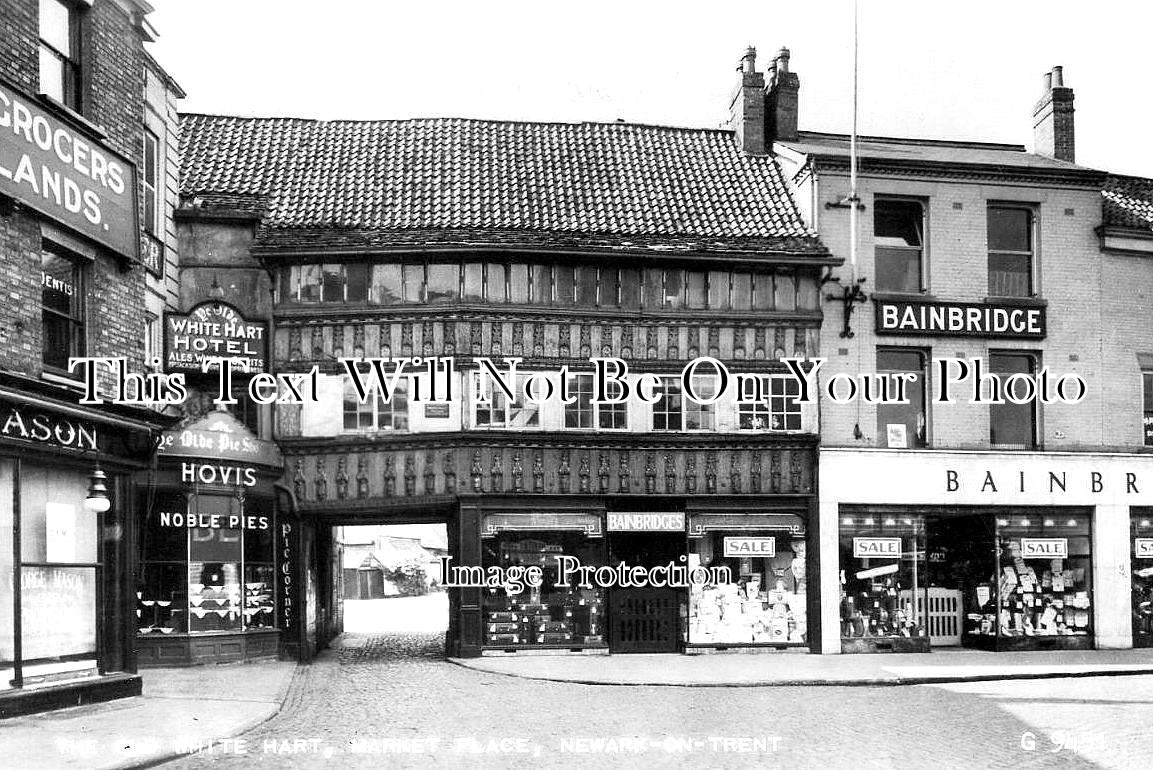 NT 1050 - Old White Hart Hotel Pub, Market Place, Newark On Trent