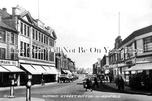 NT 1051 - Outram Street, Sutton In Ashfield, Nottinghamshire c1939