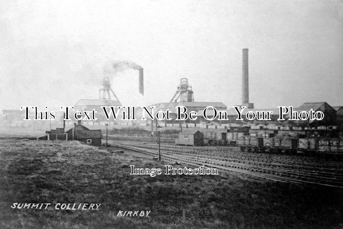 NT 1061 - Summit Colliery, Kirkby In Ashfield, Nottinghamshire c1910