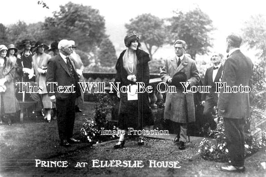 NT 1091 - Ellerslie House, Visit Of Prince Of Wales, Ellerslie House, Nottingham