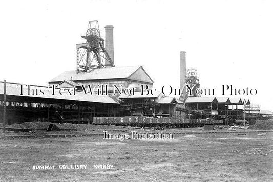 NT 1131 - Summit Colliery, Kirkby, Nottinghamshire c1913