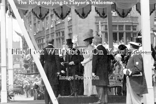 NT 1167 - Kings Visit To Nottingham, Nottinghamshire 1914