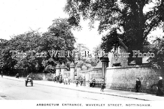 NT 1174 - Arboretum Entrance, Waverley Street, Nottingham, Nottinghamshire c1912