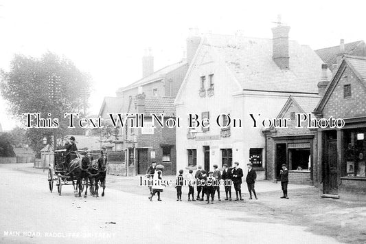 NT 1193 - Main Road, Radcliffe On Trent, Nottingham, Nottinghamshire c1908