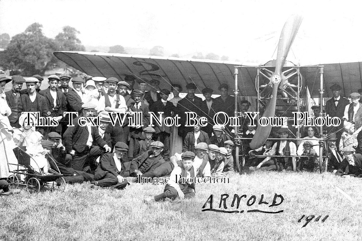 NT 1194 - Aviation Aeroplane At Arnold, Nottingham, Nottinghamshire 1911