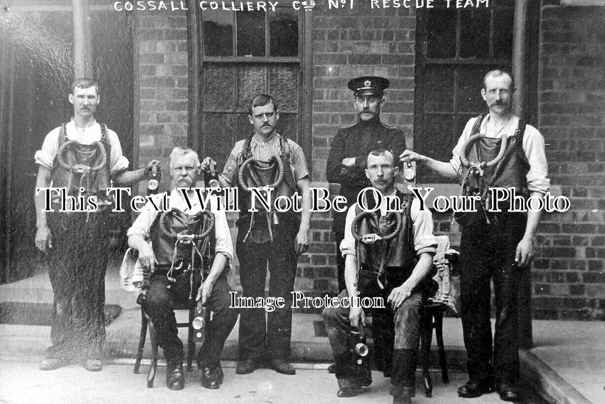 NT 1198 - Cossall Colliery No1 Rescue Team, Nottinghamshire – JB Archive