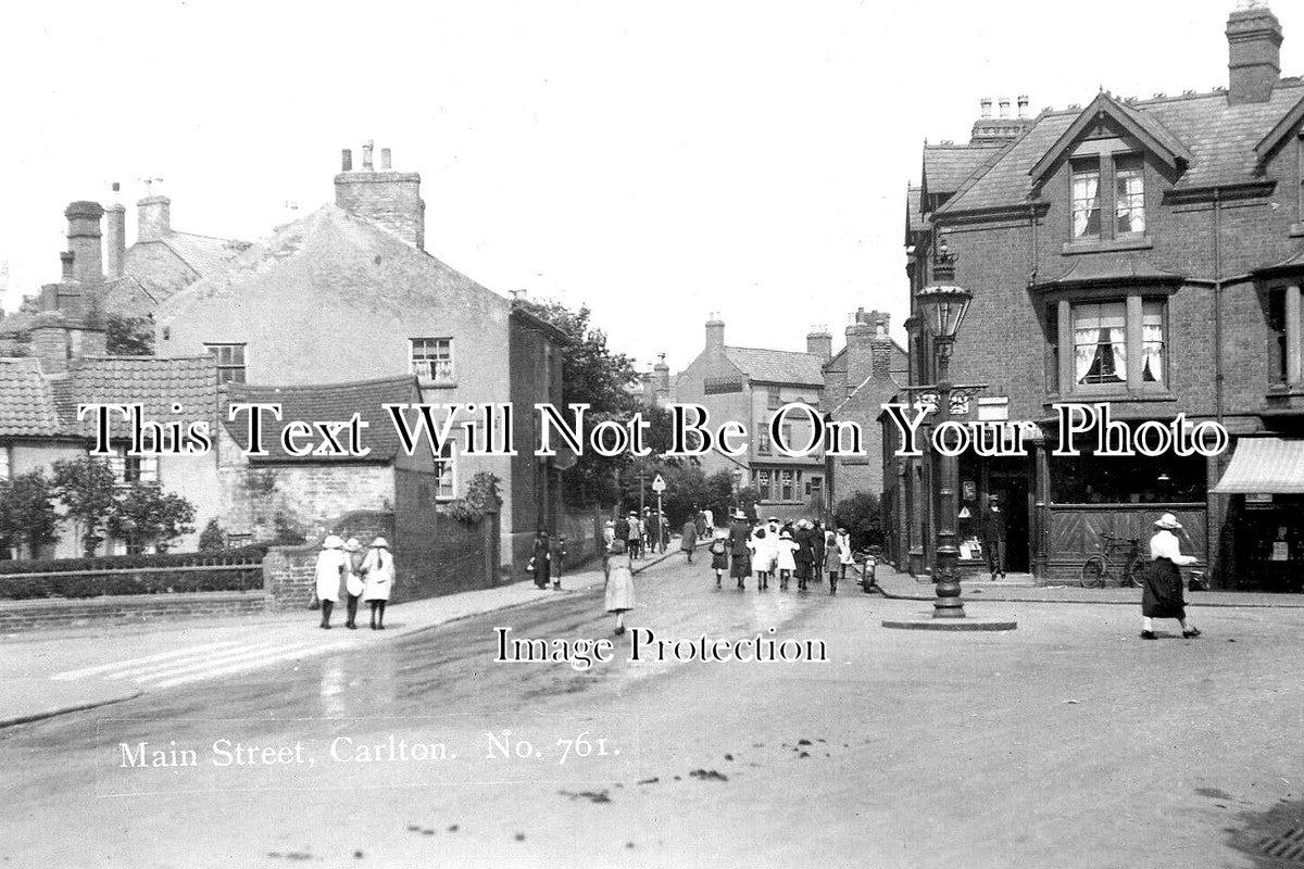 NT 1233 - Main Street, Carlton, Nottinghamshire c1922