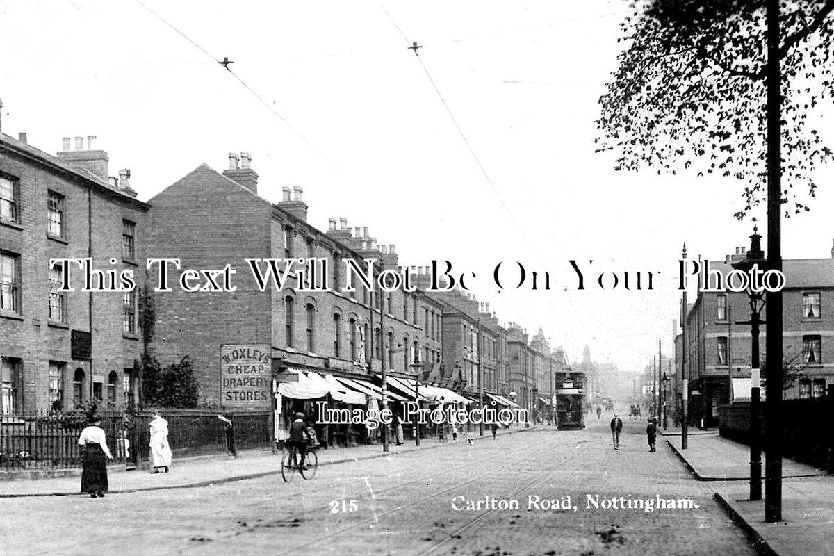 NT 1276 - Carlton Road, Nottingham, Nottinghamshire c1922