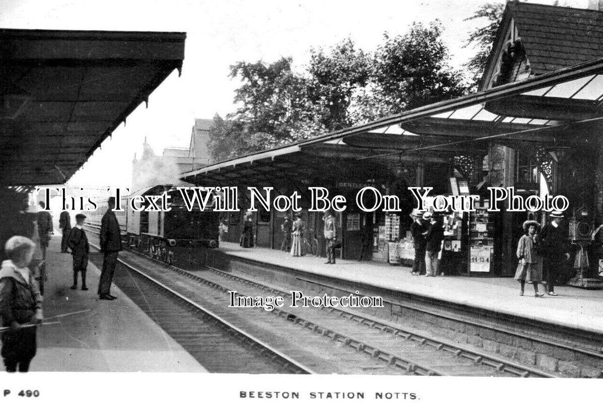 NT 1305 - Beeston Railway Station, Nottinghamshire c1914