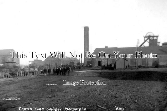 NT 1308 - Crown Farm Colliery, Mansfield, Nottinghamshire c1912