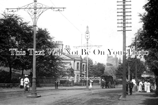 NT 1312 - Grosvenor Corner Mansfield Road, Nottingham, Nottinghamshire c1909