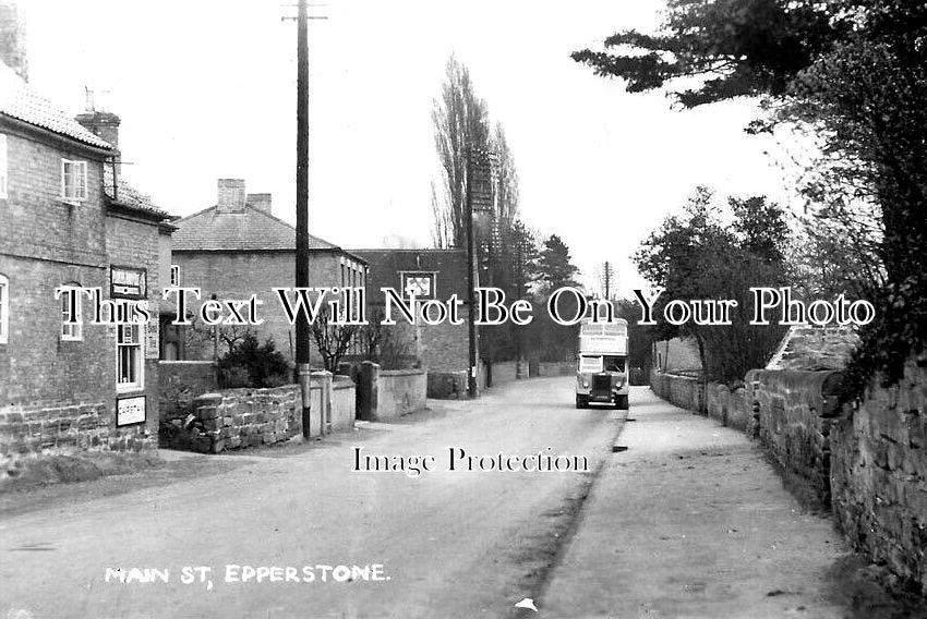 NT 1314 - Main Street, Epperstone, Nottinghamshire c1953