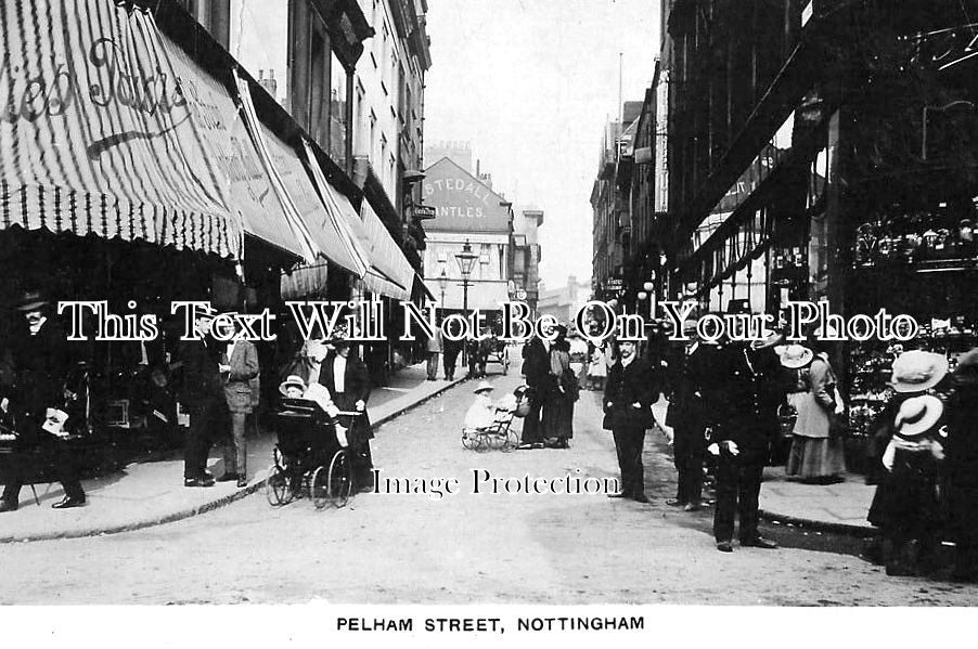 NT 1322 - Pelham Street, Nottingham, Nottinghamshire c1905