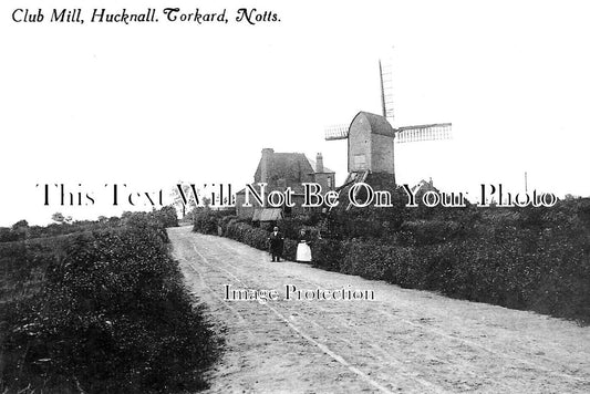 NT 1323 - Club Mill, Hucknall Torkard Windmill, Nottinghamshire