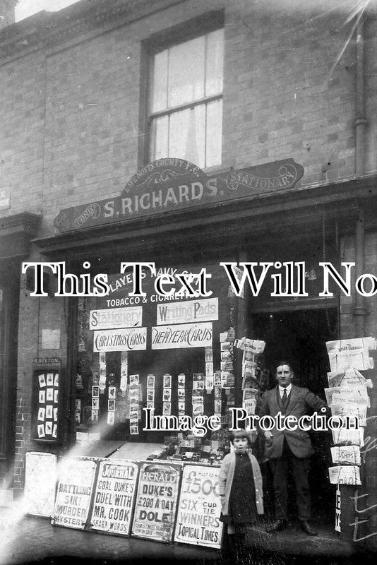 NT 1353 - Samuel Richards Tobacco Shop, Front Street, Arnold, Nottinghamshire