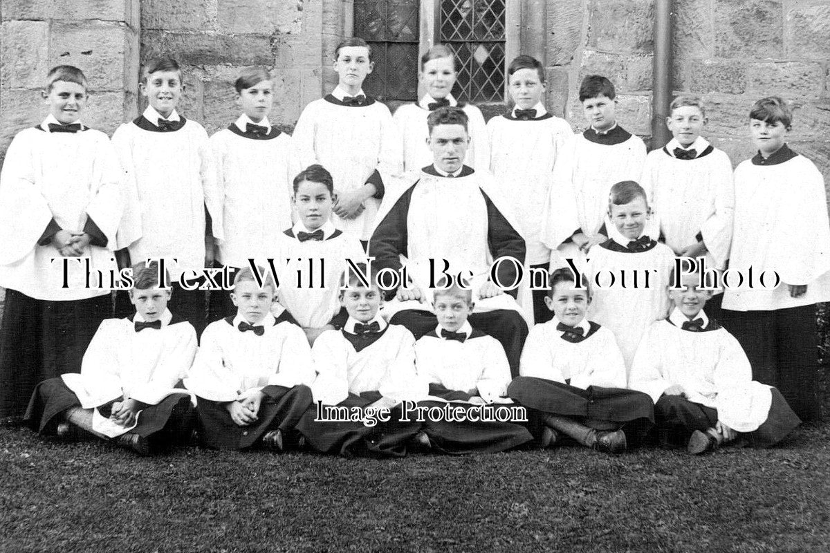 NT 1392 - Attenborough St Marys Church Choir Boys, Nottinghamshire