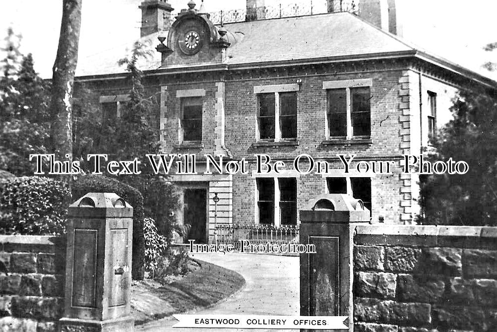 NT 1447 - Eastwood Colliery Offices, Broxtowe, Nottingham, Nottinghamshire c1913