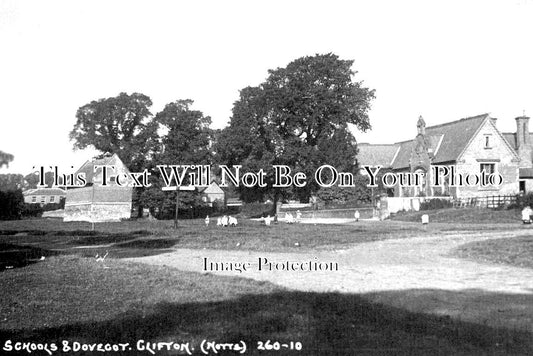 NT 1466 - Schools & Dovecote, Clifton, Nottinghamshire c1922