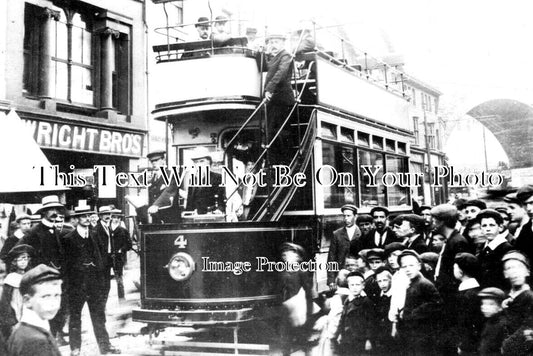 NT 1482 - Mansfield & District Light Railway 1st Tram Car, Nottinghamshire 1905