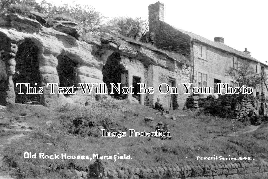 NT 1493 - Old Rock Houses, Mansfield, Nottinghamshire