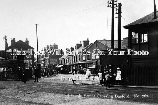 NT 15 - Lincoln Street Crossing, Basford, Nottingham, Nottinghamshire c1919