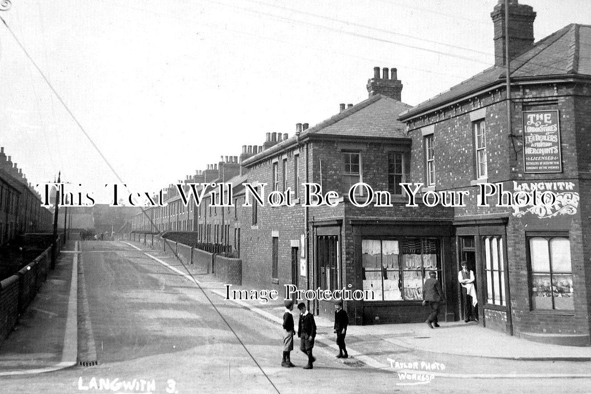 NT 1524 - Langwith Post Office, Nottinghamshire c1910