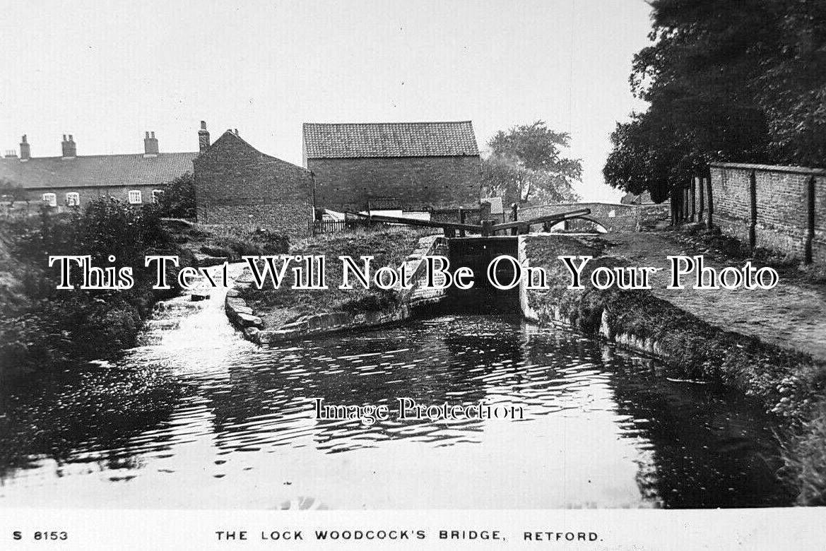 NT 1592 - The Lock Woodcock's Bridge, Retford, Nottinghamshire