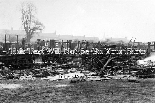 NT 16 - Railway Accident, Daybrook, Nottingham, Nottinghamshire c1908