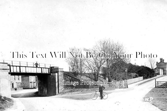 NT 1626 - Misterton Railway Station Bridge, Nottinghamshire c1910