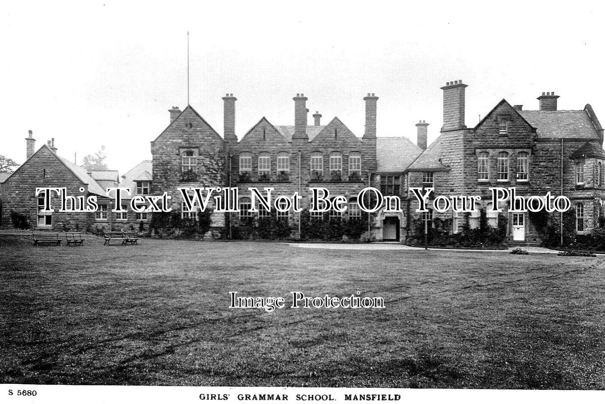 NT 1641 - Girl's Grammar School, Mansfield, Nottinghamshire