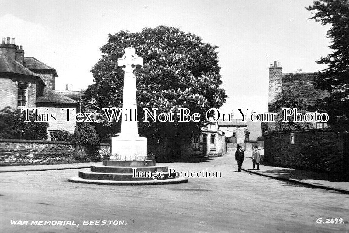 NT 1656 - Beeston War Memorial, Nottinghamshire