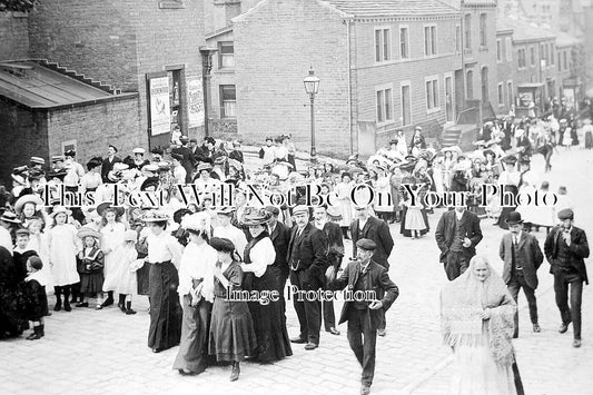 NT 1672 - Street Procession, Nottingham, Nottinghamshire c1906