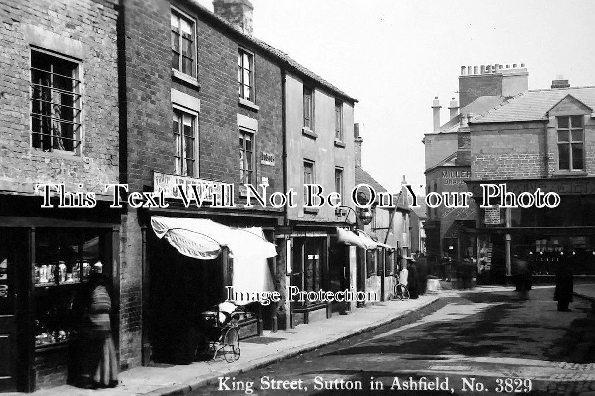 NT 170 - King Street, Sutton In Ashfield, Nottinghamshire c1918