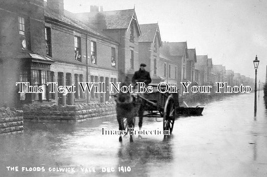 NT 1701 - The Floods At Colwick Vale, Nottinghamshire 1910