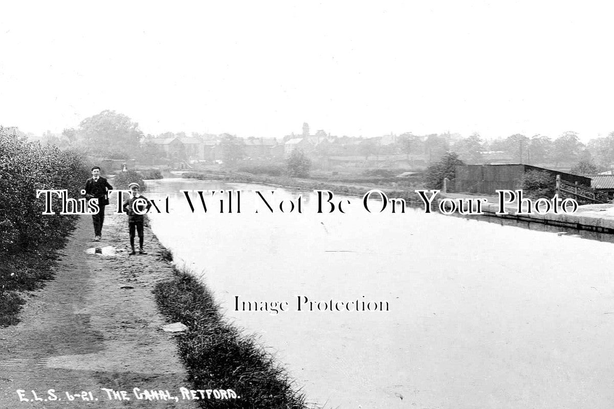 NT 1713 - The Canal, Retford, Nottinghamshire c1910