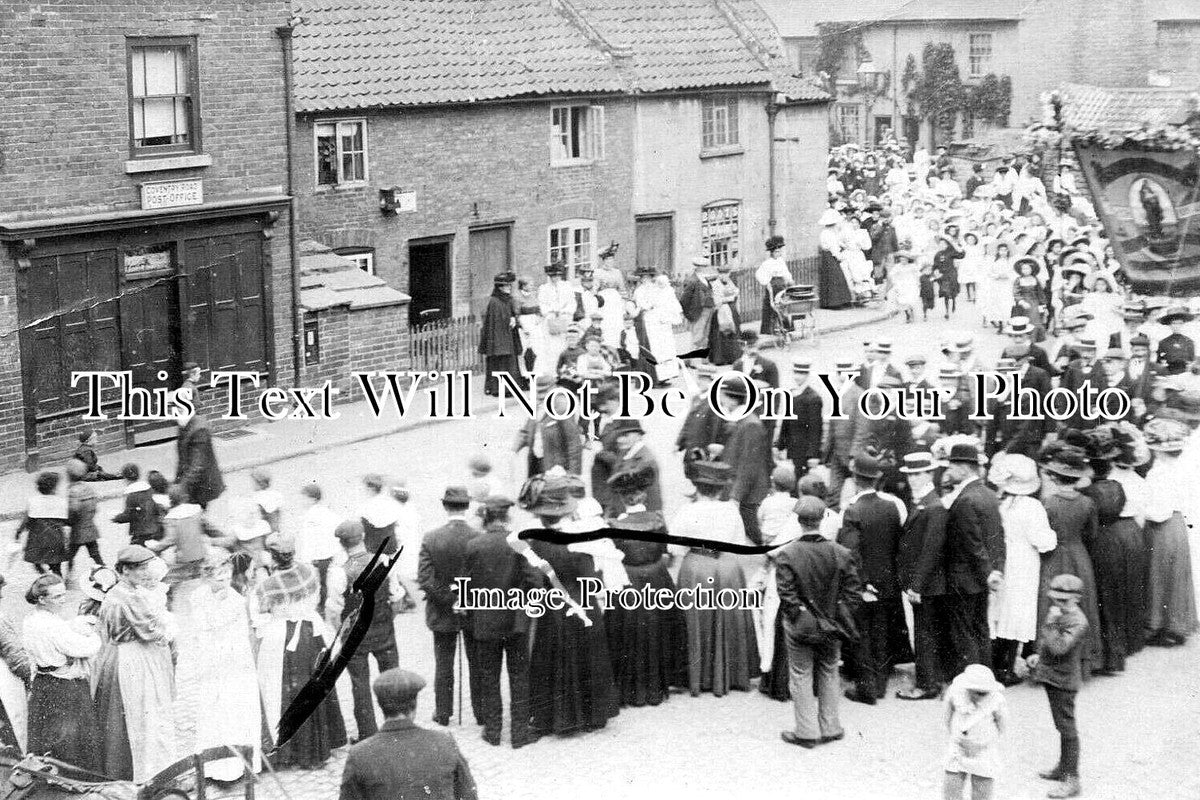 NT 1728 - Procession On Coventry Road, Bulwell, Nottinghamshire c1905