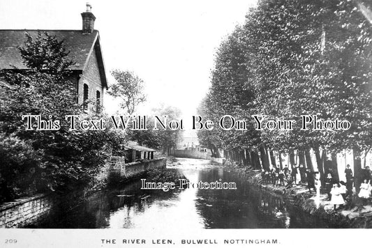 NT 1793 - The River Leen, Bulwell, Nottingham, Nottinghamshire