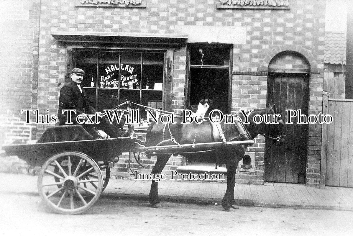 NT 1814 - Fred Hallam Rabbit Dealer, Beeston, Nottingham