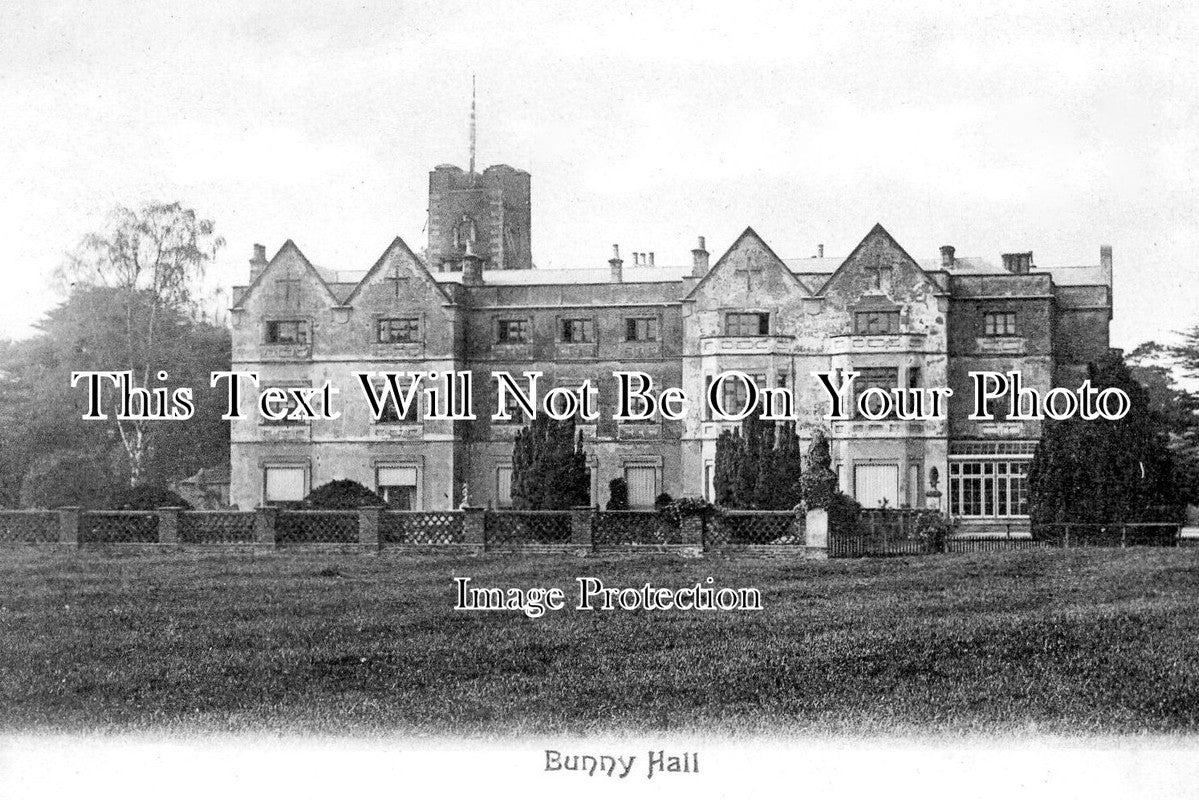 NT 1822 - Bunny Hall, Bunny, Nottinghamshire c1908