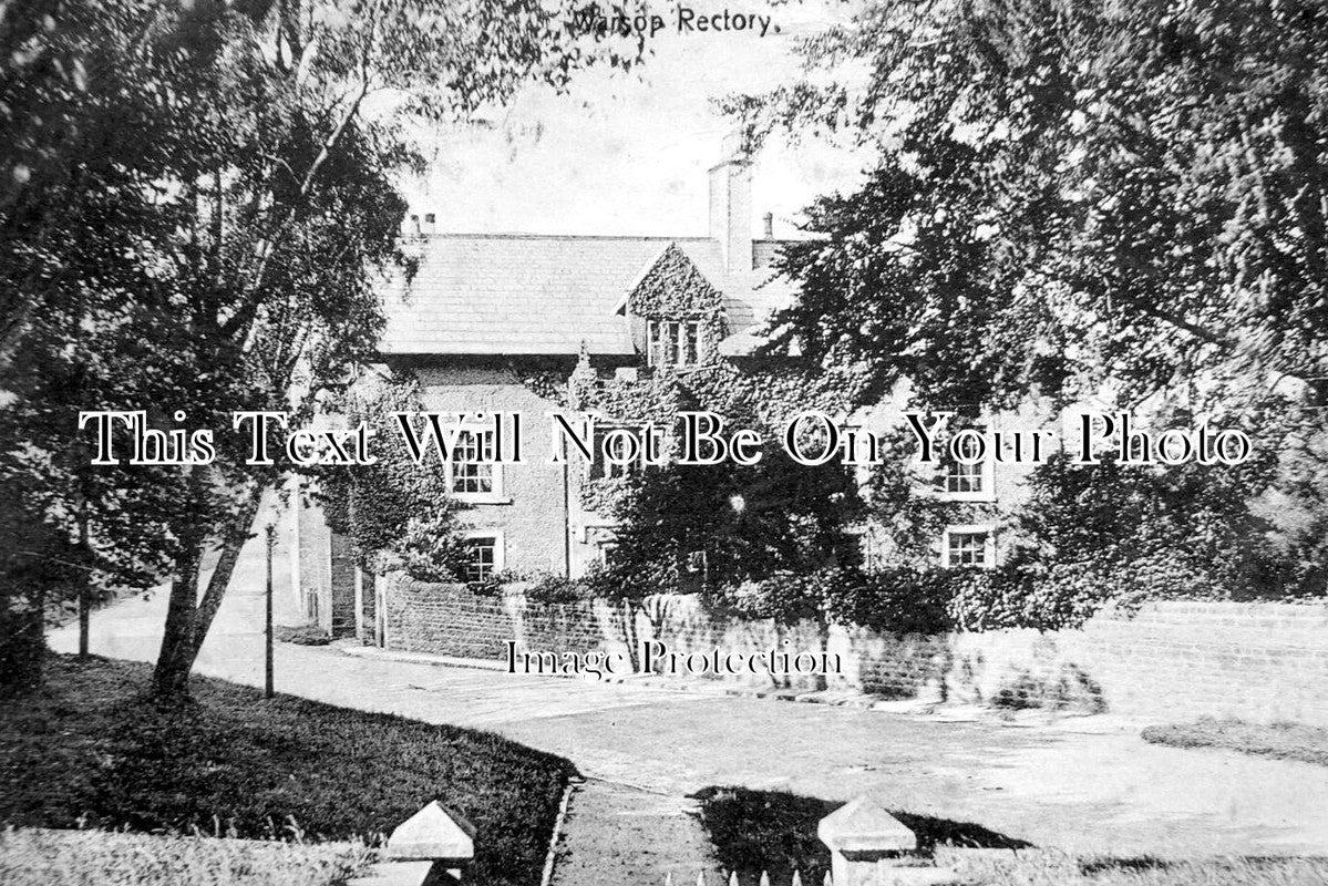 NT 1826 - Warsop Rectory, Nottinghamshire c1906 – JB Archive