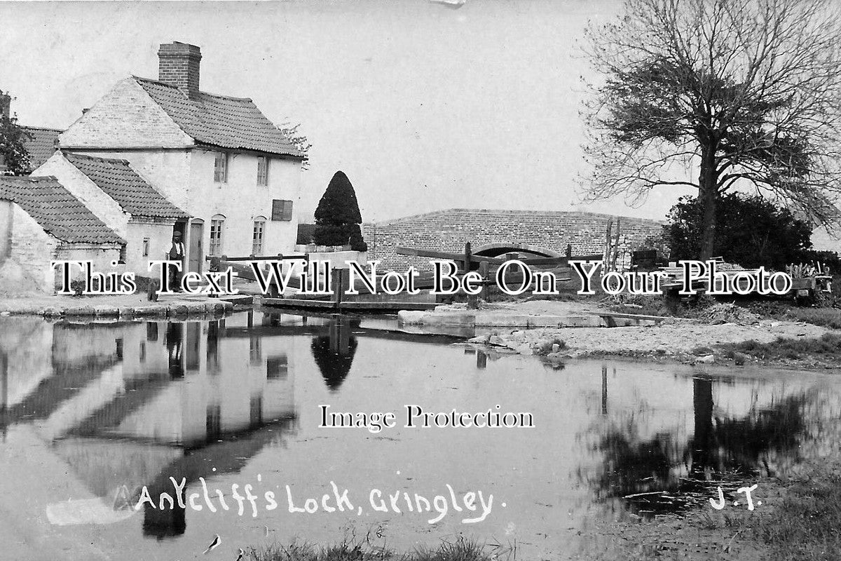 NT 183 - Antcliffs Lock, Chesterfield, Gringley On The Hill, Nottinghamshire c1909