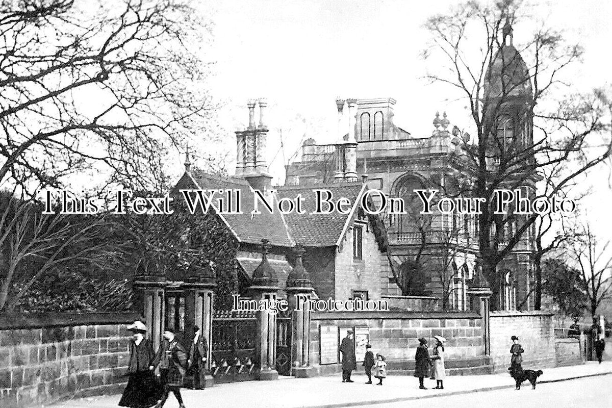 NT 1857 - Nottingham Arboretum, Waverley Street Entrance c1910