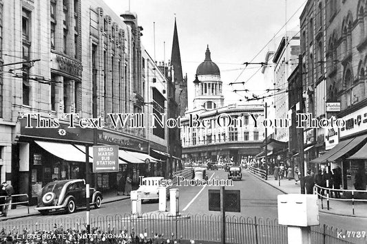 NT 1858 - Listergate, Nottingham, Nottinghamshire c1954