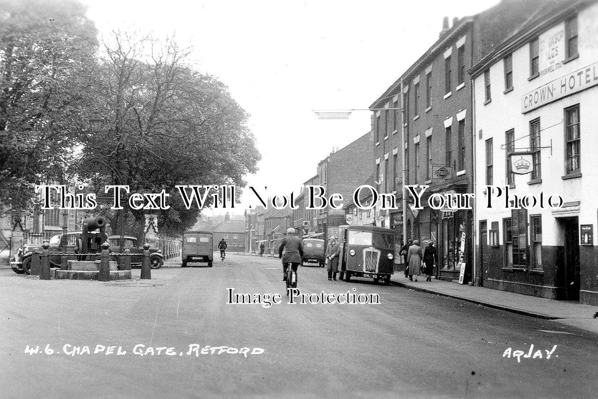 NT 1863 - The Crown Hotel, Chapel Gate, Retford, Nottinghamshire