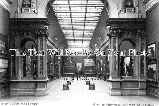 NT 1873 - The Long Gallery, Nottingham Art Museum, Nottinghamshire