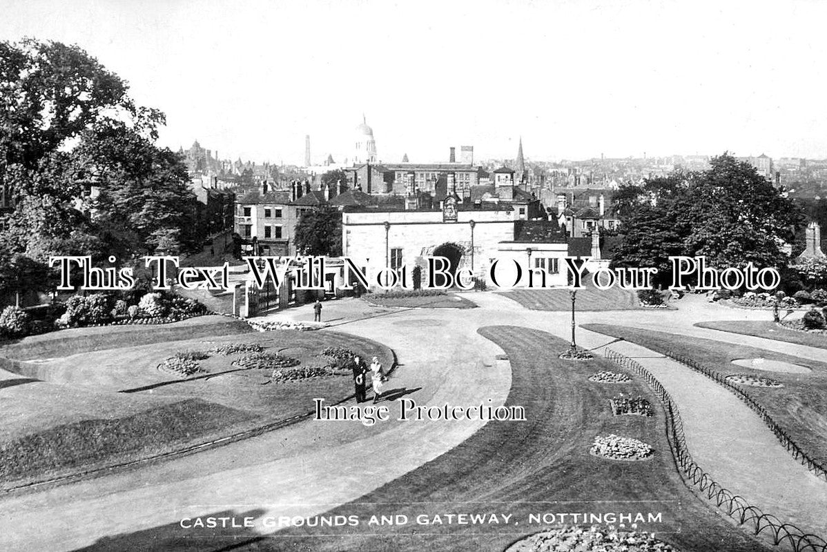 NT 1879 - Castle Grounds & Gateway, Nottingham, Nottinghamshire