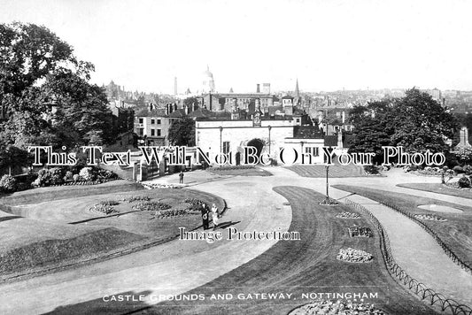 NT 1879 - Castle Grounds & Gateway, Nottingham, Nottinghamshire